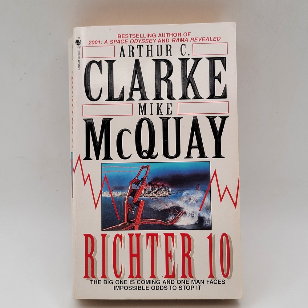 Arthur C. Clarke Richter 10 Paperback 1997 Printing Sci-Fi Disaster Good